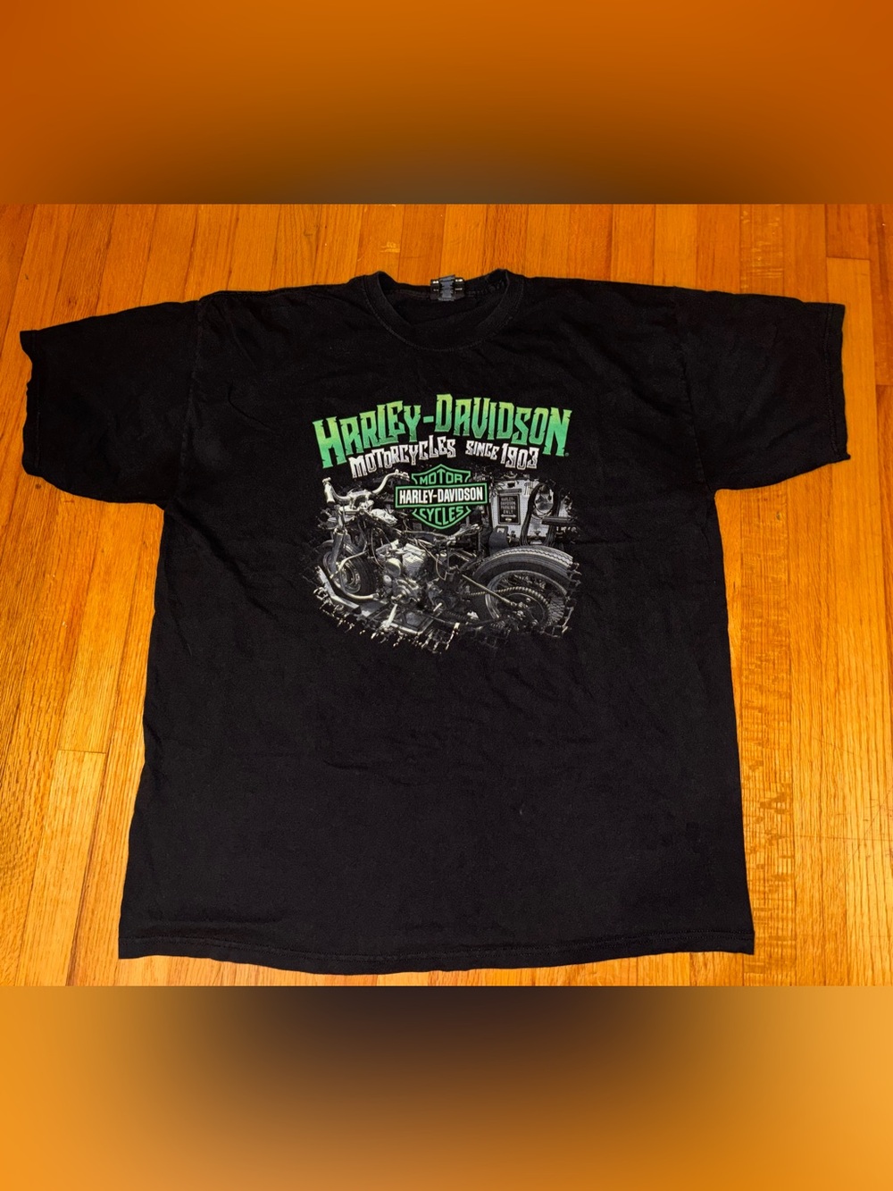 Harley-Davidson Bartels' Los Angeles CA Men's XXL Black Graphic T-Shirt
